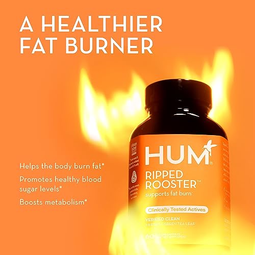 HUM Ripped Rooster - Natural Green Tea Supplement to Boost Metabolism, Control Cravings HUM buy supplements canada