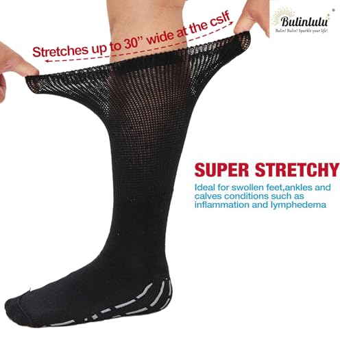 Bulinlulu Extra Width Diabetic Socks Women Men-4 Pairs Super Wide Edema Bulinlulu buy supplements canada