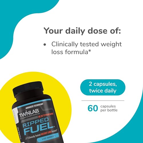 Twinlab Ripped Fuel Extreme - Energy Supplement to Support Weight Management & Muscle Health Twinlab buy supplements canada