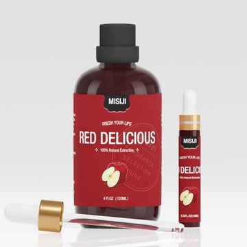 Essential Oils-MISIJI Apple Fragrance Essential Oils for Diffuser for Home 4FL.OZ Plus 0.33,Diffuser Oils Scents MISIJI buy supplements canada