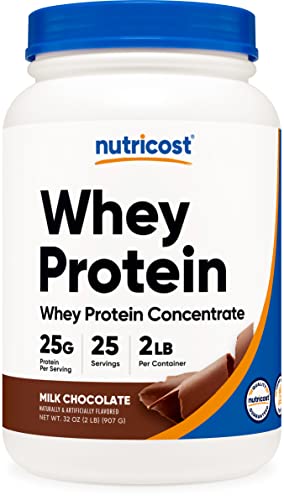 Nutricost Whey Protein Concentrate (Chocolate) 2LBS - Gluten Free & Non-GMO Nutricost buy supplements canada