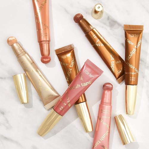 tarte blush tape liquid blush – Buildable Cream Cheek Makeup, Lightweight Formula, Blurs appearance for Radiant Glow, Vegan & Cruelty-Free, full size, rose tarte buy supplements canada