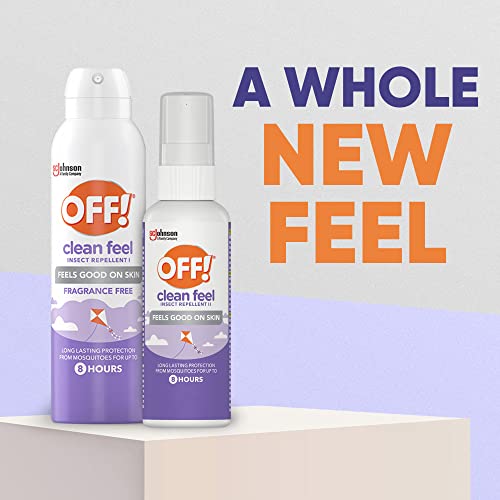 OFF! Clean Feel Insect Repellent Aerosol with 20% Picaridin, Bug Spray OFF! buy supplements canada