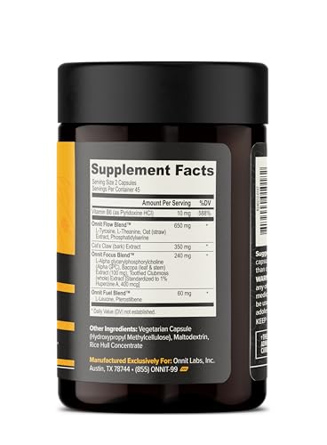 ONNIT Cognitive & Mood Support Bundle: Alpha Brain Nootropic Capsules (90 Count) + New Mood Stress Support Capsules (60 Count), IGEN Non-GMO Tested Focus, Clarity, Relaxation & Sleep, Pack of 2 ONNIT buy supplements canada