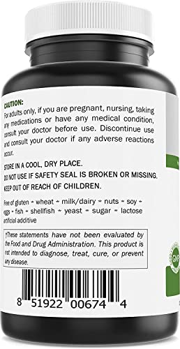 Brieofood Chromium Picolinate 1000 mcg Pills - 240 Tablets - 240 Servings - Non-GMO Brieofood buy supplements canada