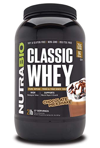 NutraBio Classic Whey Protein Powder- 25G of Protein Per Scoop - No Fillers, Artificial NutraBio buy supplements canada