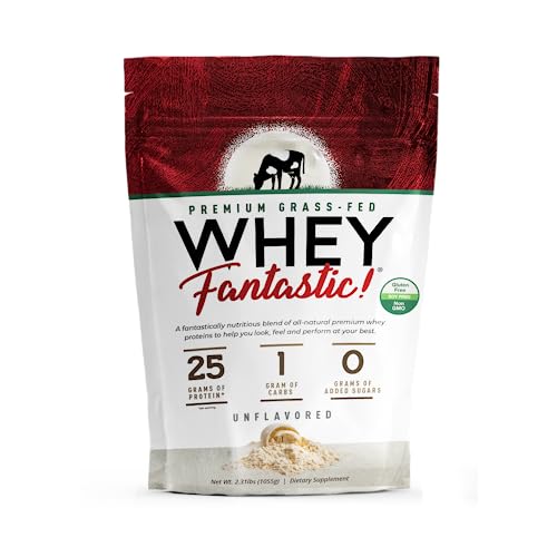 Whey Fantastic - Unflavored - 100% Natural Grass Fed Whey Protein Powder - Unique 3 Fantastic Nutrition buy supplements canada