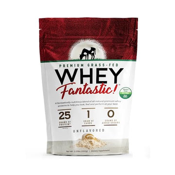 Whey Fantastic - Unflavored - 100% Natural Grass Fed Whey Protein Powder - Unique 3 Fantastic Nutrition buy supplements canada