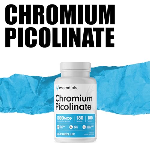 Bucked Up Chromium Picolinate 1000mcg Per Serving, Bucked Up Essentials (180 Servings Bucked Up buy supplements canada