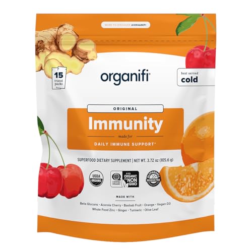 Organifi Immunity - Organic Superfood Immunity Support - 15 Single Serve Packets Organifi buy supplements canada