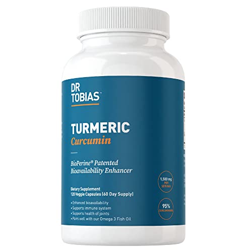 Dr. Tobias Turmeric Curcumin Supplement with BioPerine & Black Pepper, Extra Strength Dr. Tobias buy supplements canada