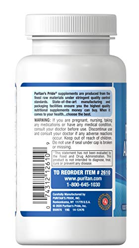 Puritan's Pride Probiotic Acidophilus Tablets, White, 100 Count Puritan's Pride buy supplements canada