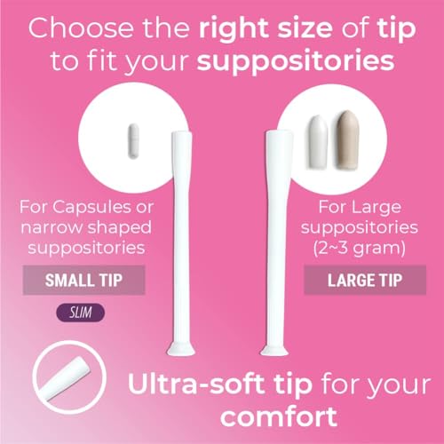 Natureland [20/40 Pack Vaginal Suppository Applicators for Women,Soft Tip Auxiliary Tool for Pills Natureland buy supplements canada