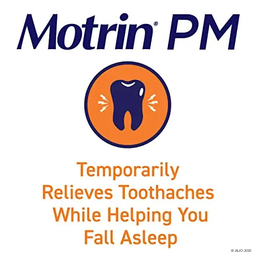 Motrin PM Pain Relief Caplets with 200 mg Ibuprofen & 38 mg Diphenhydramine Sleep Aid, Nighttime Pain Reliever for Minor Aches & Pains Helps You Fall Asleep & Stay Asleep, 20 ct Motrin buy supplements canada