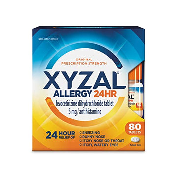 Xyzal Allergy Pills, 24-Hour Allergy Relief, 80-Count, Original Prescription Strength Xyzal buy supplements canada