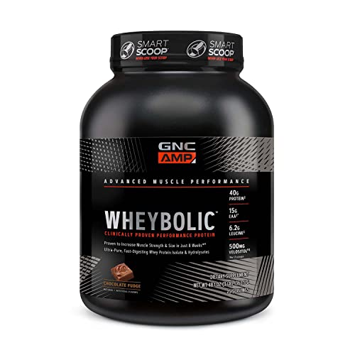 GNC AMP Wheybolic | Targeted Muscle Building and Workout Support Formula | Pure Whey GNC buy supplements canada
