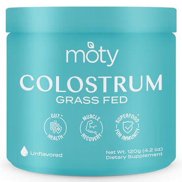 Moty Bovine Colostrum Grass Fed Powder Supplement for Gut Health, Muscle Recovery Moty buy supplements canada