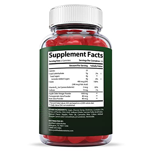 Justified Laboratories ACV for Health Keto ACV Gummies 1000MG with Pomegranate Juice Justified Laboratories buy supplements canada