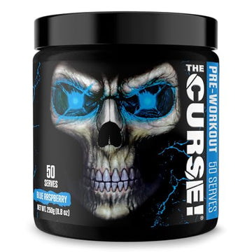 JNX SPORTS The Curse! Pre Workout Powder - Blue Raspberry 50 Servings | Preworkout JNX SPORTS buy supplements canada