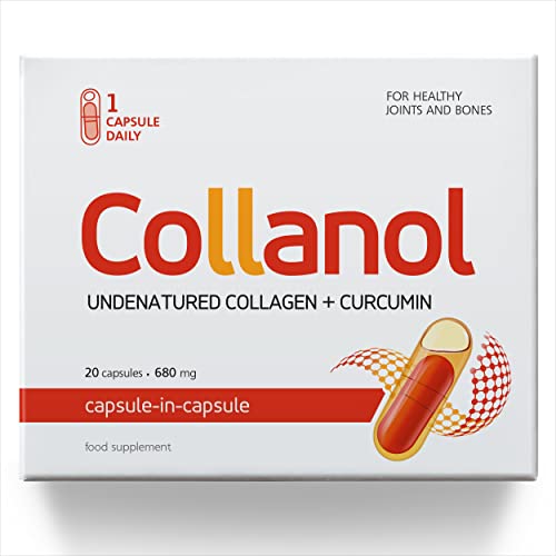 Collanol - Innovation in The Care of Healthy Joints - Liquid Formula in a Double Capsule 3D Collagen Collanol buy supplements canada