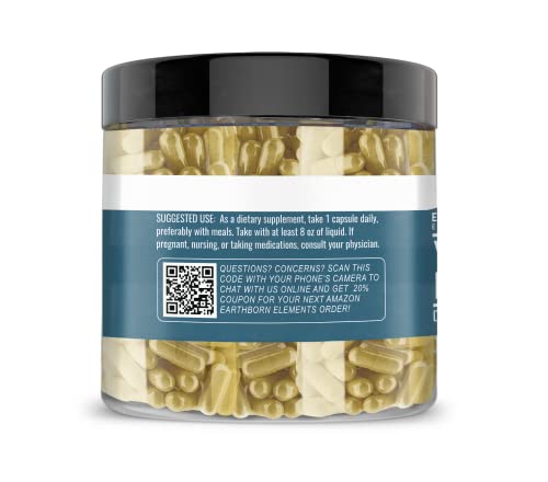 Earthborn Elements Yerba Mate Leaf 200 Capsules, Pure & Undiluted, No Additives Earthborn Elements buy supplements canada