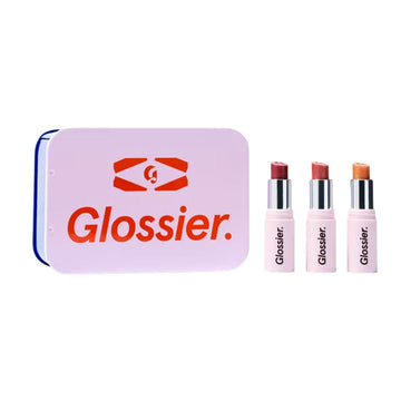 Glossier Mini Ultralip Trio Holiday Gift Set: Pony+, Villa+, Trophy – High-Shine Hydrating Lipstick Minis 0.16 oz Glossier buy supplements canada