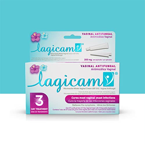Lagicam Vaginal Yeast Infection, Antifungal 3 Day Miconazole Nitrate Treatment Cream, Relief for Itching LAGICAM V buy supplements canada