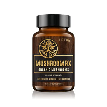 HPD Rx Mushroom Rx Organic Mushroom Extract Blend Max Immunity Dose, Lion’s Mane HPD Rx buy supplements canada