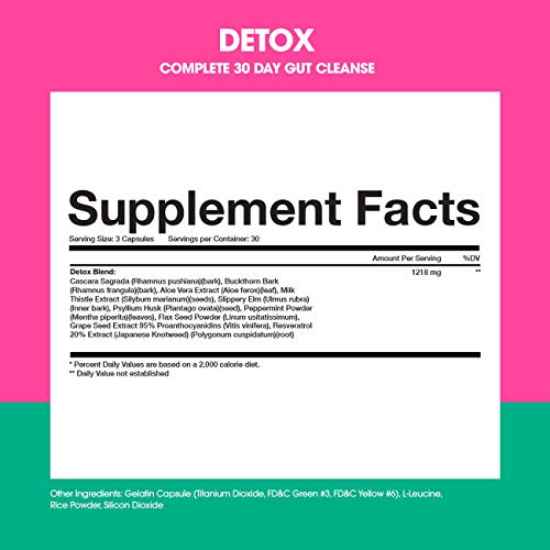 Obvi Detox, Flush Out and Eliminate Toxins, Support Weight Loss, Cleanse Colon, Packed Obvi buy supplements canada