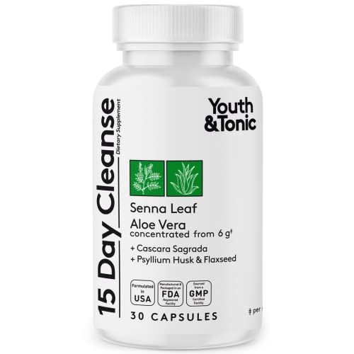 Youth & Tonic 15 Day Colon Cleanser & Detox for Waste Loss to Feel Lighter Youth & Tonic buy supplements canada
