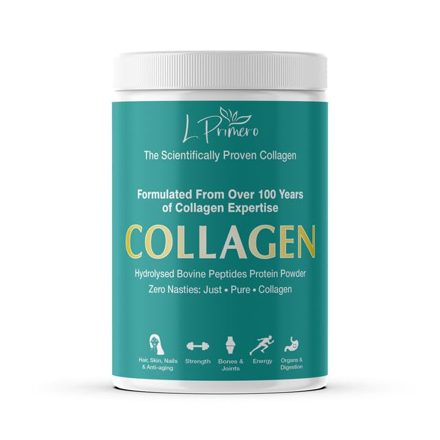 L Primero Collagen Peptides Powder 400g, Hydrolysed Unflavoured, Grass-Fed Bovine Bioactive Protein, Highly absorbable 18 Amino Acids, Keto L Primero buy supplements canada