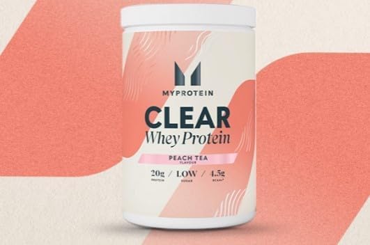 Myprotein Clear Whey Isolate Protein Powder - Peach Tea - 488g - 20 Servings Myprotein buy supplements canada
