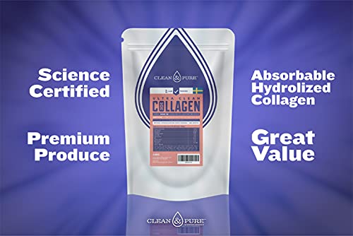 Clean & Pure Collagen Powder, Lab Tested Bovine Peptides with No or Zero Growth Hormones, Pesticides or Vet Meds - 400g Lean Caffeine buy supplements canada