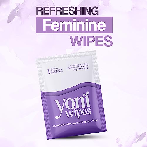 Yoni Wipes - 30 Count Biodegradable & Flushable Feminine Wipes, pH-Balanced, Aloe Vera & Vitamin E Yoni Wipes buy supplements canada