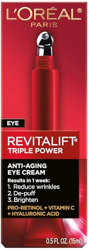 L'Oreal Paris Revitalift Triple Power Anti-Aging Eye Cream, Pro Retinol, Hyaluronic Acid & Vitamin C L'Oreal Paris buy supplements canada