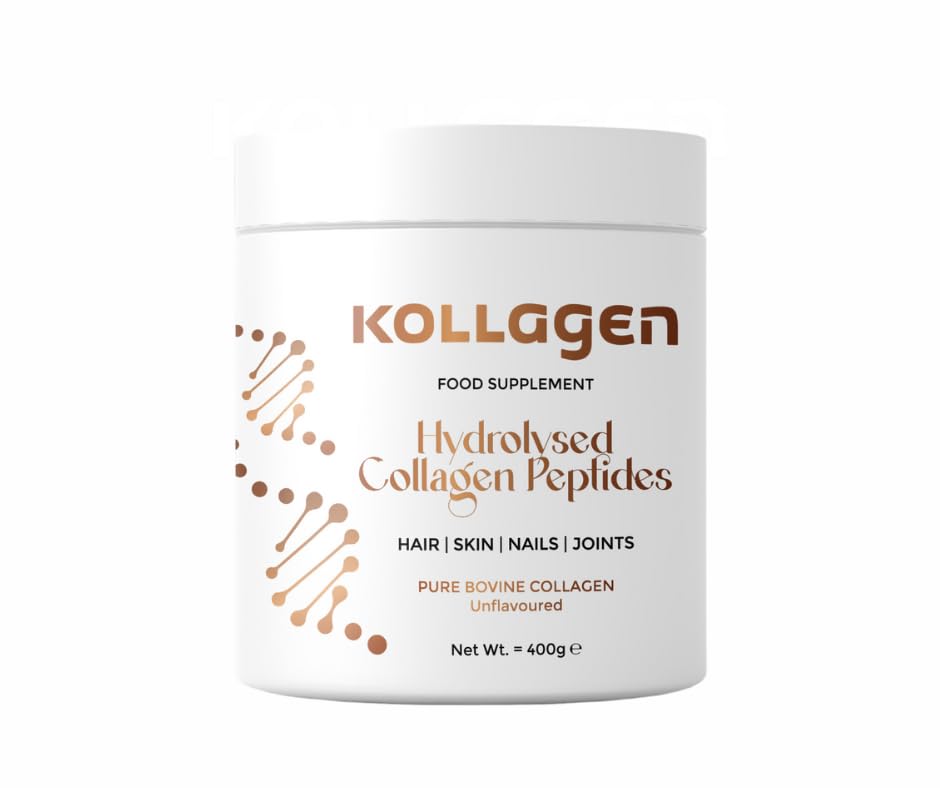 100% Pure Collagen Peptides Powder 400g Kollagen: Hydrolysed Bovine Collagen Peptides (Type 1) My Store buy supplements canada