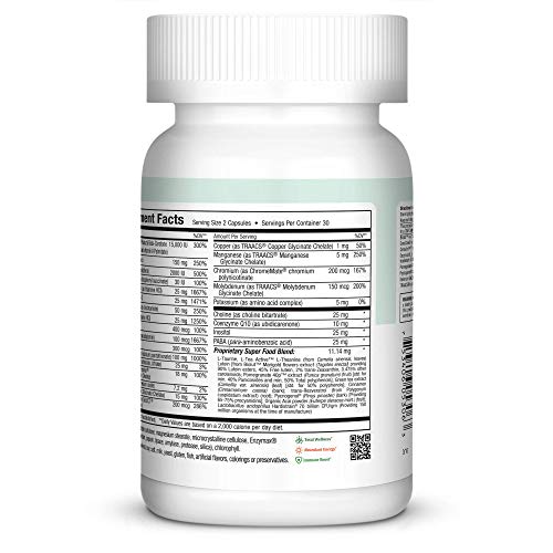 Maxi Health Multivitamin for Women & Men – Vitamin and Mineral Supplements for Energy and Wellness Support – Kosher Vitamins and Minerals Supplement – 60 Multivitamin Capsules Maxi Health buy supplements canada