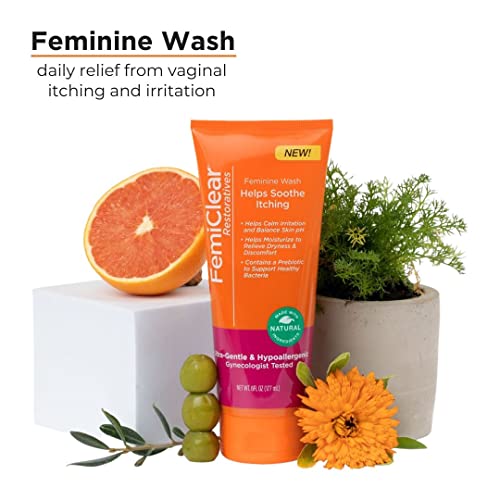 FemiClear Restoratives Soothing Feminine Wash - Feminine Care Wash for Itching & Irritated Skin FemiClear buy supplements canada