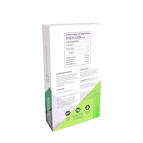 The Most Bioavailable Liposomal Glutathione on The Market Unique Patented Formula Pure Health buy supplements canada