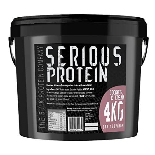 The Bulk Protein Company – SERIOUS PROTEIN – Protein Powder – 4kg – Low Carb The Bulk Protein Company buy supplements canada
