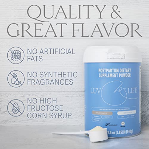 LUV&LIFE Postpartum Vitamin Supplement Powder Vanilla Flavored Has Postnatal Multivitamins LUV&LIFE buy supplements canada