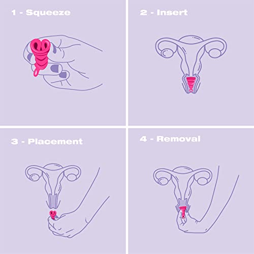 Intimina Lily Cup One - Collapsible Disposable Menstrual Cups for Beginners, Small Menstrual Cup INTIMINA buy supplements canada