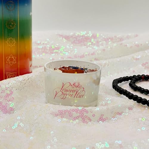 Princess Pippa's Place Healing Candles with Crystals Inside- Natural Soy Wax 7 Stones Crystal Candle Jar Msupps.com buy supplements canada