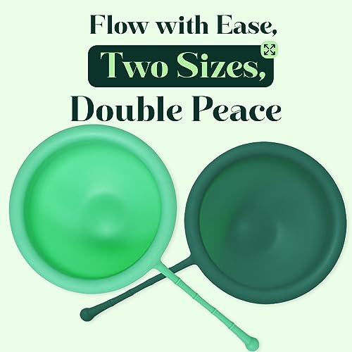 SHORDY Reusable Menstrual Disc Set of 2 (Small & Large), 100% Medical-Grade Silicone, Flexible SHORDY buy supplements canada