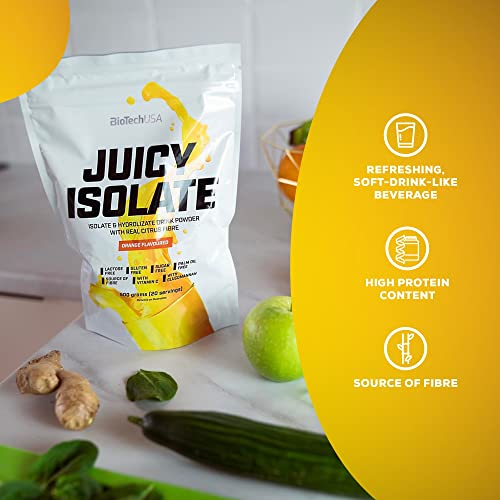 BioTechUSA Juicy Isolate | Gluten-Free, Lactose-Free, Sugar-Free | Refreshing Protein Soft Drink BioTechUSA buy supplements canada