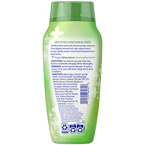 Vagisil Feminine Wash for Intimate Area Hygiene, Healthy Detox, All Over Body Wash Vagisil buy supplements canada