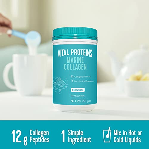 Vital Proteins Marine Collagen Peptides Powder Supplement - Hydrolyzed Collagen - 221g Canister VITAL PROTEINS buy supplements canada