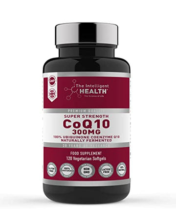 Ubiquinone Coenzyme Q10 300mg Softgel Capsules, 120 Super Strength Vegan Friendly The Intelligent Health buy supplements canada