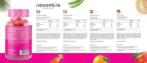 Novomins Collagen Gummies - Marine Collagen Gummies - Superior Type 1 Hydrolysed Collagen novomins buy supplements canada