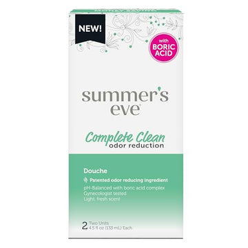 Summer's Eve Feminine Douche, Complete Clean Odor Reduction with Boric Acid Complex, 2 Units Summer's Eve buy supplements canada
